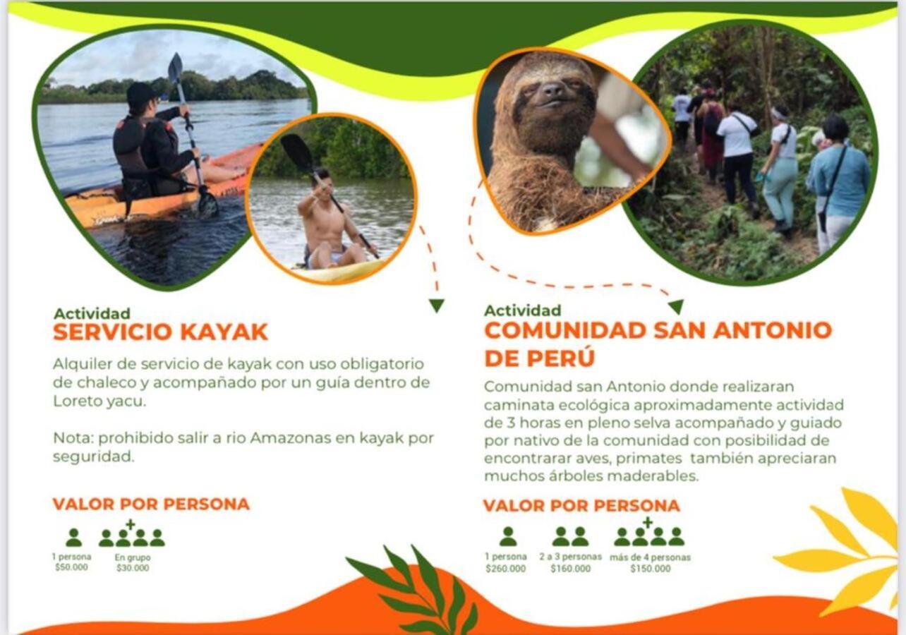 Eco Hotel Aldea -Amazonas Puerto Nariño Zewnętrze zdjęcie